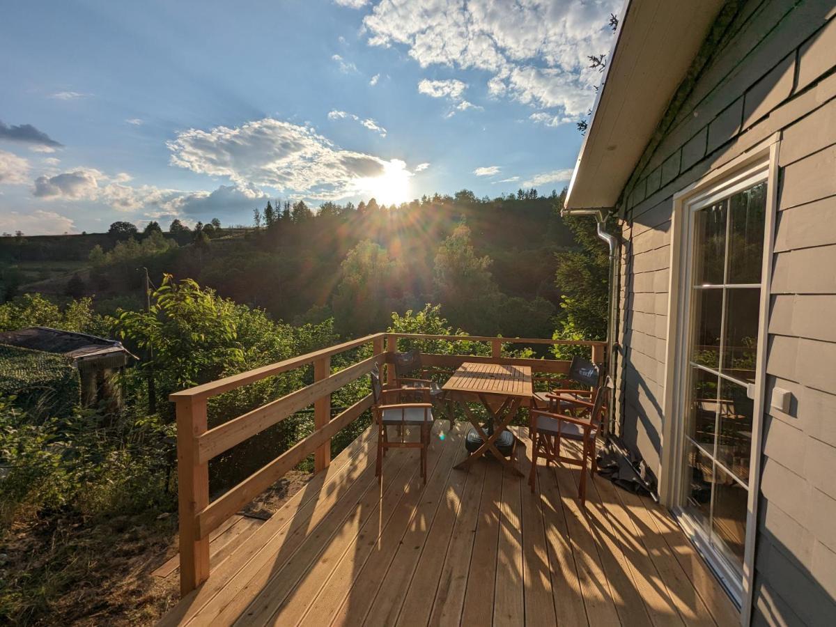 Ruhiges Ferienhaus Mit Sauna: Hellaberg III Лангенбах Экстерьер фото