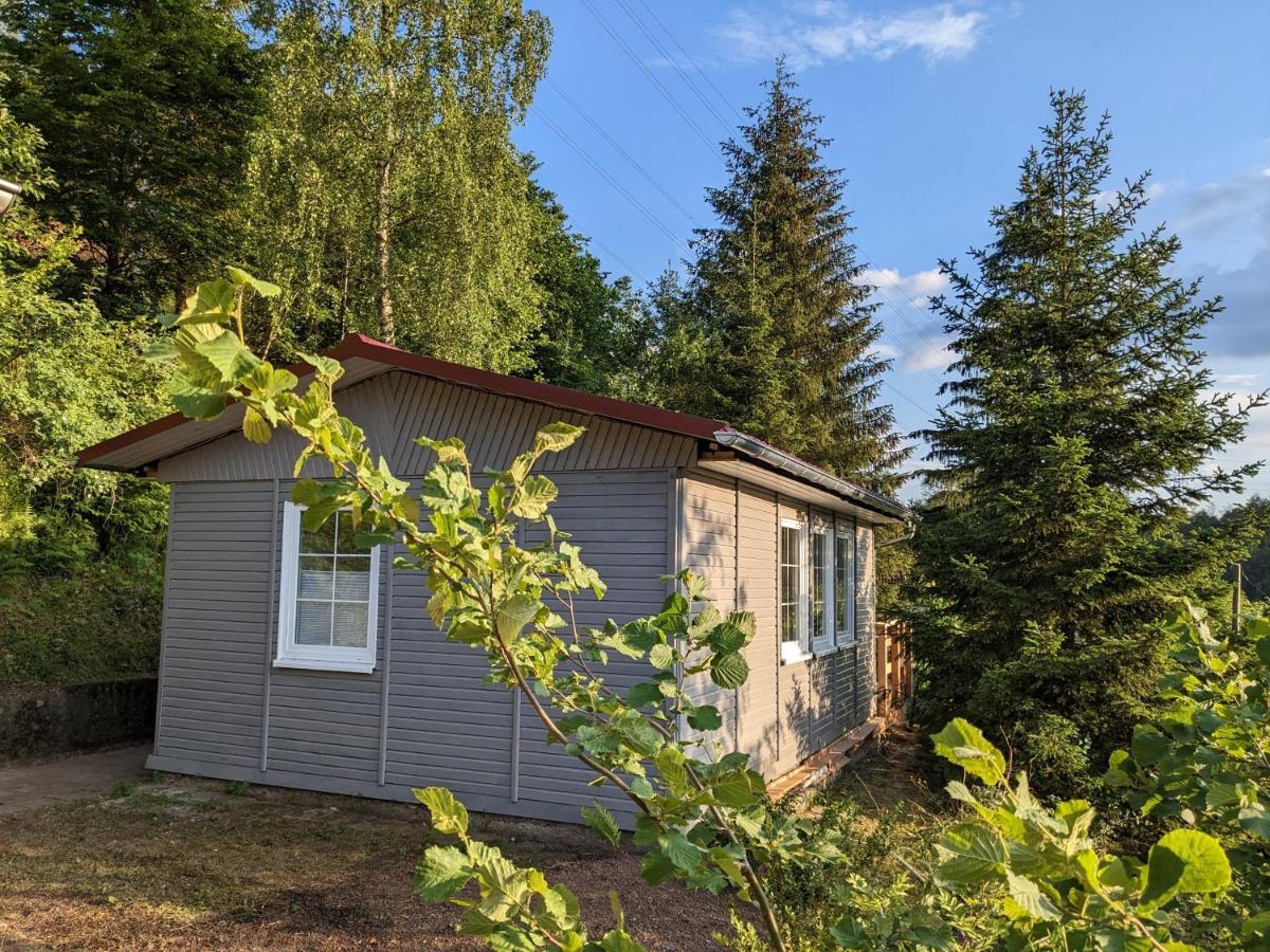 Ruhiges Ferienhaus Mit Sauna: Hellaberg III Лангенбах Экстерьер фото